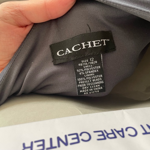 Long formal one shoulder gown - Picture 3 of 5